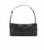 Bottega Veneta Brick Cassette Intreccio Leather Shoulder Bag Black 28Cm