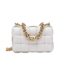 Bottega Veneta Chain Cassette Crossbody Bag In White 26Cm