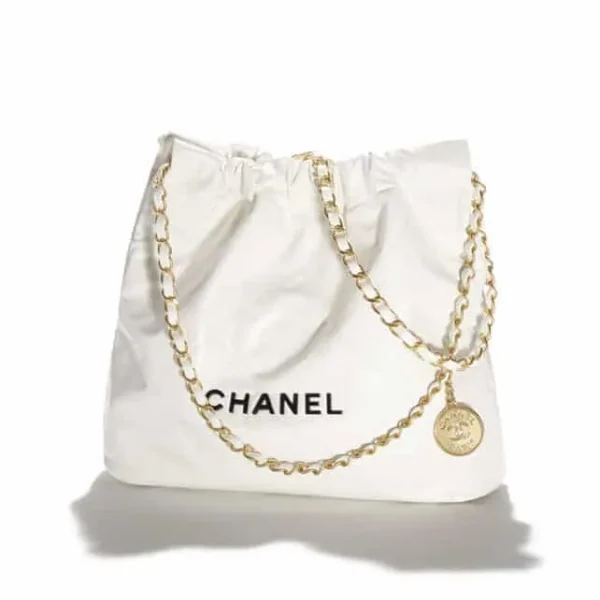 Chanel 22 Small Handbag White 37Cm