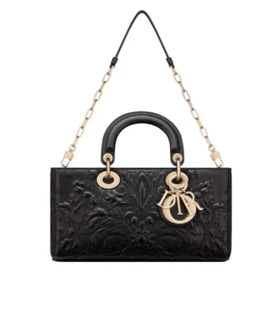 dior medium lady d joy bag black 26cm 7rwac