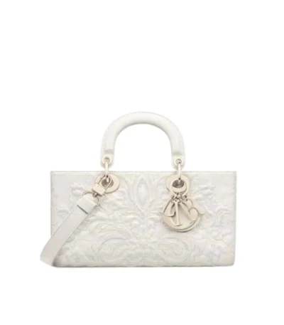 dior medium lady d joy bag white 26cm lc786