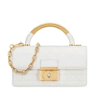dior mini dior ange bag macrocannage white 20cm uq9yx