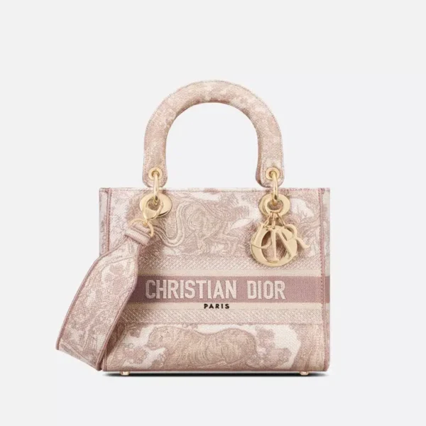 Dior Mini Lady D-Lite Bag Pink 17Cm