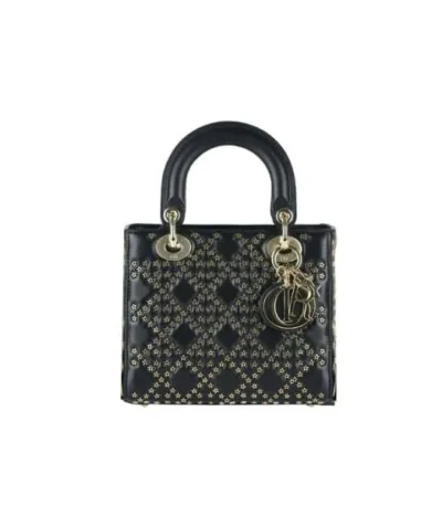 dior mini lady dior lucky star bag black 17cm ynjxd