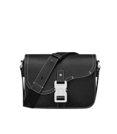 dior mini saddle bag with strap black 23cm 6pg3o