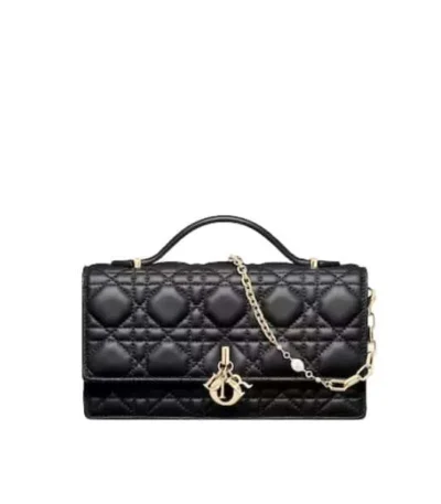 dior miss dior mini bag black 21cm entrs