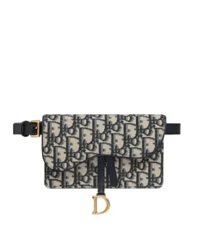 dior saddle belt pouch blue 17cm 2riin