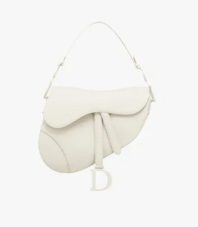 dior saddle smooth leather white pzk1r