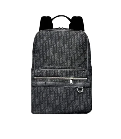 dior safari backpack dior oblique black jacquard 41cm crftl