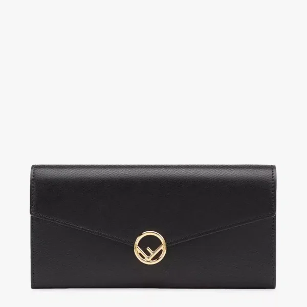 Fendi Continental Wallet Black