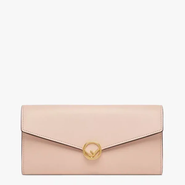 Fendi Continental Wallet Pink