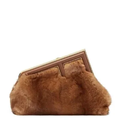 fendi first brown mink bag 325 cm f9lmx