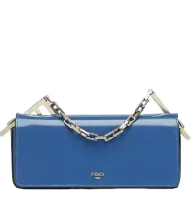fendi first sight blue leather mini bag 23cm scgvv
