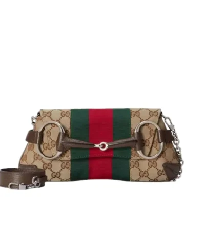 gucci horsebit chain small shoulder bag beige 29cm bbkfn