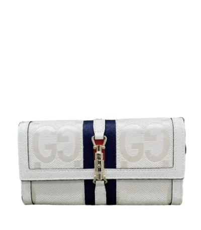 gucci jackie 1961 chain wallet beige and ebony gg 19cm fjbf4