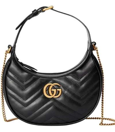 gucci marmont half moon shaped mini bag nfvpo