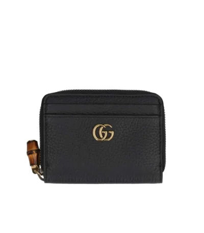 gucci marmont leather wallet black 11cm utorz