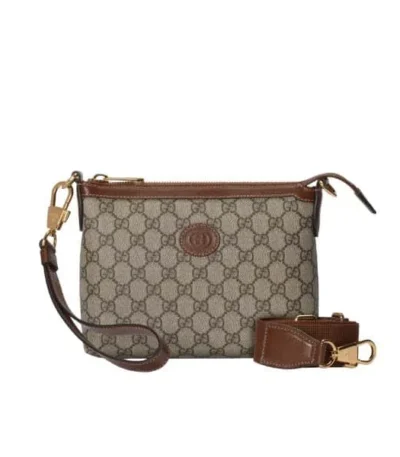 gucci messenger bag with interlocking g beige 29cm 4puhl