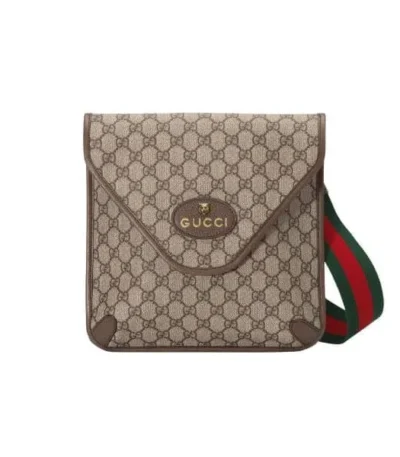gucci neo vintage gg medium messenger bag beige 27cm a106v