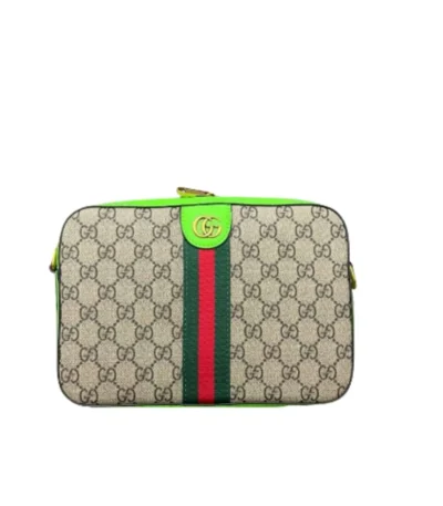 gucci ophidia gg shoulder bag beige green 16cm ruboc