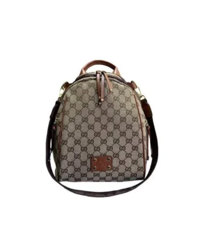 gucci supreme canvas backpack beige 29cm x9szf