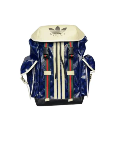 gucci x adidas backpack blue 42cm co1ua