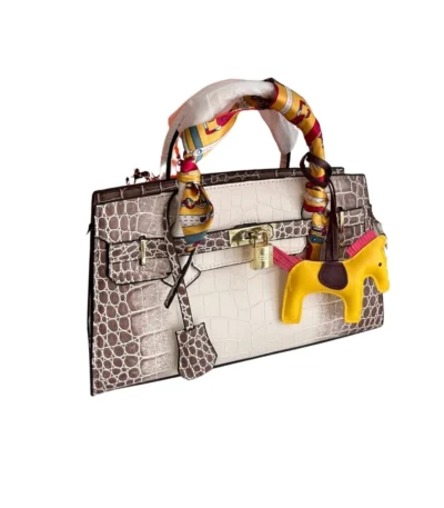 hermes birkin 30 crocodile gold hardware himalaya white 30cm bpwg6