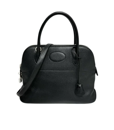 hermes bolide taurillon clemence black 27cm g6bmk