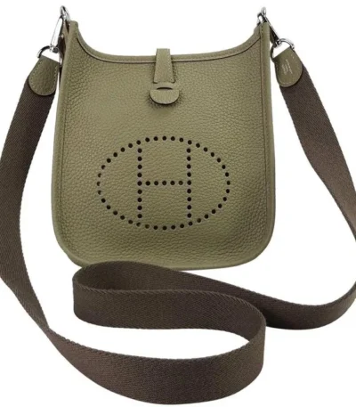 hermes evelyne 16 amazone olive green bag 16cm xwdyu
