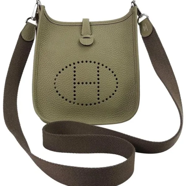 Hermes Evelyne 16 Amazone Olive Green Bag 16Cm