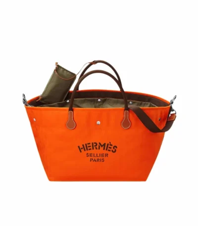 hermes fourre tout du cavalier bag orrange 42cm 3ylj0