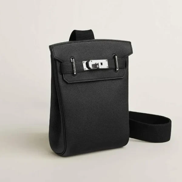 Hermes Hac A Dos Togo Backpack Palladium Hardware Black 29Cm