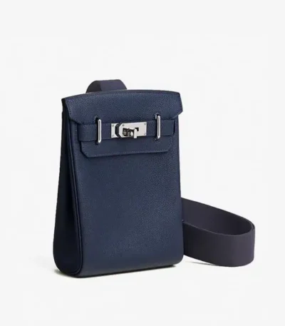 hermes hac a dos togo backpack palladium hardware navy blue 29cm tqd22