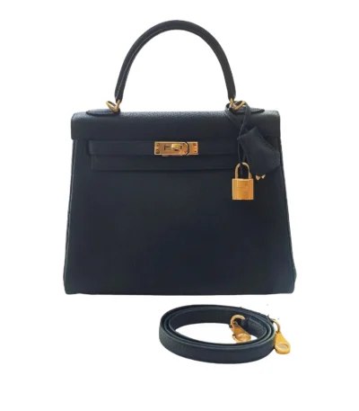 hermes kelly black sellier rouge epsom gold hardware 25cm pydca