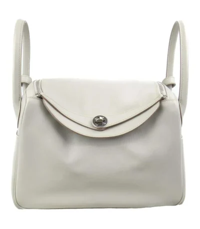 hermes lindy swift nata craie silver hardware 26cm bn6s2