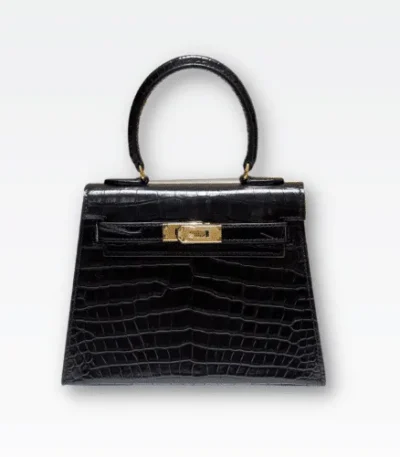 hermes mini kelly k20 gold toned hardware black 20cm dgjej