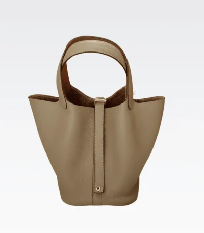 hermes picotin clemence gold hardware beige 22cm duw8p