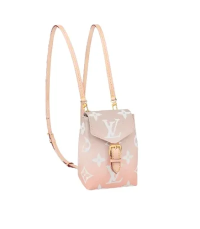 louis vuitton blush ombre backpack belt bag pink 19cm gddvi