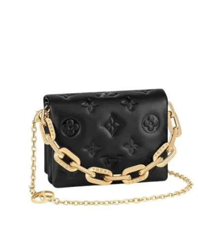 louis vuitton coussin belt bag monogram black 17cm bxmbf