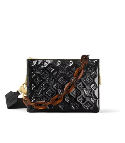 louis vuitton coussin pm bag black 27cm bhjz6