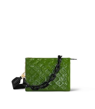 louis vuitton coussin pm bag green 26cm evjkb