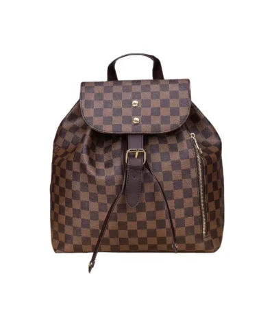 louis vuitton damier backpack brown 26cm lk7cd