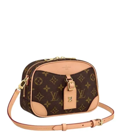 louis vuitton deauville monogram bag brown 19cm 6r7fe