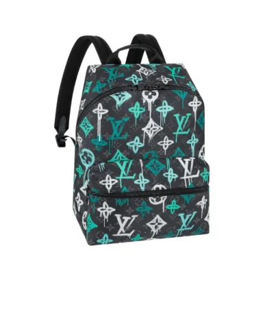 louis vuitton discovery backpack graffiti green 36cm ap0hk