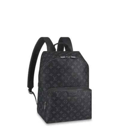 louis vuitton discovery backpack monogram eclipse pm black 37cm vgxer