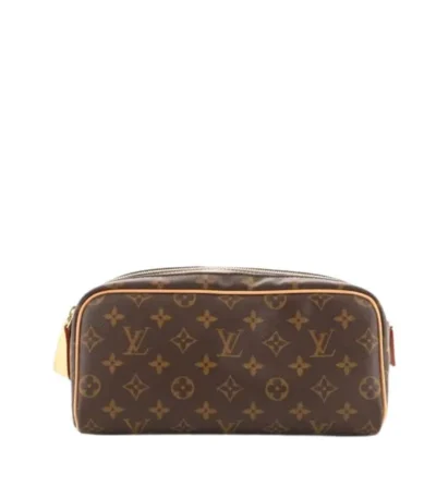 louis vuitton dopp kit monogram brown 27cm eaxwa