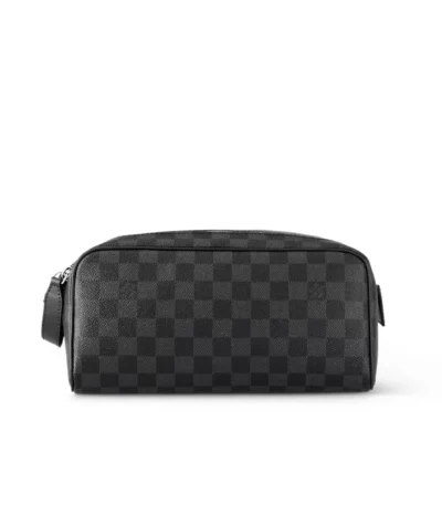 louis vuitton dopp kit toilet pouch damier graphite 27cm ijlrj