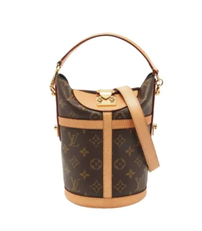 louis vuitton duffle monogram brown 22cm h1ljw