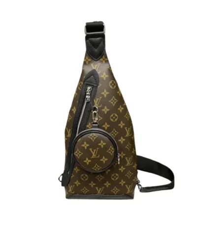 louis vuitton duo sling bag brown 42cm fks7b