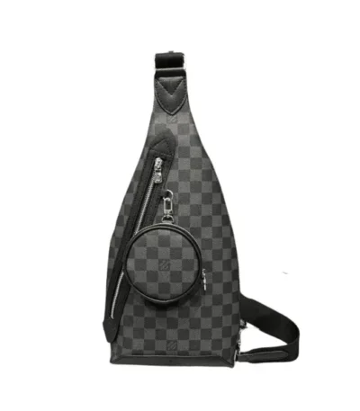 louis vuitton duo sling bag caro black 42cm lamog